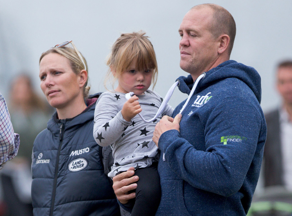 Mia Grace Tindall, Zara Tindall, Mike Tindall